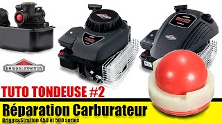 Réparation carburateur Briggs amp Stratton 148cc [upl. by Atteuqaj103]