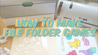 How to Make File Folder Games \\ Play With Purpose [upl. by Tecla585]