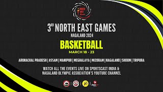 3rd North East Games Nagaland 2024  Basketball  Day 5 [upl. by Alyakem]