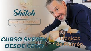 Cómo dibujar con plumones Técnica APRENDE SKETCH DESDE CERO TEMA 411  Mike Calderon [upl. by Liamaj]