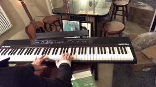 Alesis Recital Keyboard Unboxing  First Play [upl. by Elleyoj]