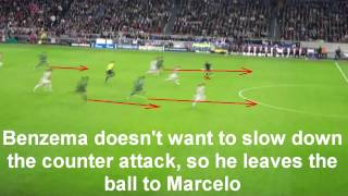 Real Madrid counter attack analysis against Ajax [upl. by Ymot]