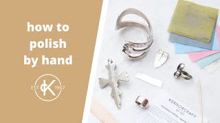 How To Polish Your Jewellery By Hand With Polishing Papers  Kernowcraft [upl. by Adnohsirk]