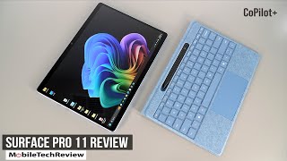 Microsoft Surface Pro 11 OLED Review  Snapdragon CoPilot PC [upl. by Elleval]