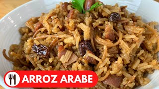 🇵🇪 ARROZ ARABE NAVIDEÑO  RECETA PERUANA [upl. by Karlotta815]