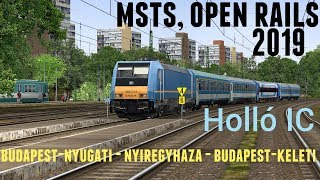 650 Holló InterCity BudapestNyugati  Nyíregyháza  BudapestKeleti teljes útvonal MSTSOR [upl. by Paresh]