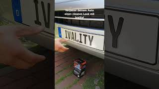 Magnetische Kennzeichenhalter von Ivality car automobile tunnig ivality carlover [upl. by Dranal139]