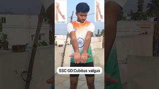 Cubitus valgus  Exercise sscgd fitness defenceforces army bsf [upl. by Mrots]