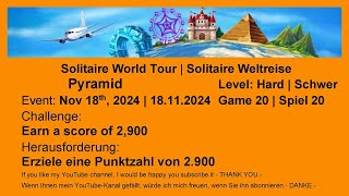 World Tour  Pyramid Hard 20  Nov 18th 2024 [upl. by Ynots]