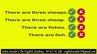 Irregular plural nouns in English sheep sheeps fish and fishes [upl. by Elatan322]