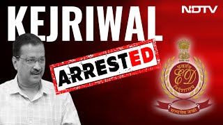 Arvind Kejriwal Arrested  Arvind Kejriwal Arrested By ED In Liquor Policy Case  NDTV 24x7 LIVE TV [upl. by Osei819]