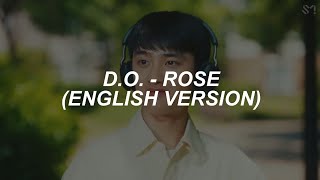 with MV DO 디오  Rose English Version Lyrics [upl. by Ihcekn]