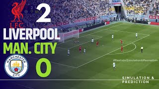 LIVERPOOL 20 MANCHESTER CITY • Highlights • Premier League 2425  SimulationRecreation [upl. by Roanne]