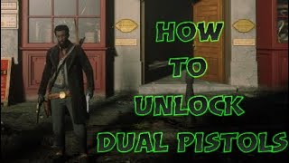 How To Unlock Dual Pistols  RDR2 Online [upl. by Eremahs]