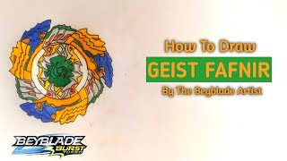 How To Draw Geist Fafnir  Beyblade 🤩 Step By Step😉 By The Beyblade Artist💥💥 [upl. by Mayce]