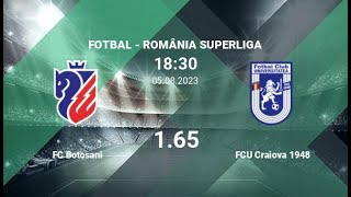 FC Botoșani vs FC Craiova 1948  Superliga  Etapa 4  05082023  COMENTARIU LIVE [upl. by Avid]