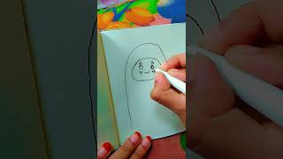 Harror music cover art drawing shorts shortsvideo [upl. by Kreis]