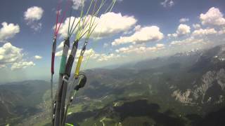 OsterfelderkopfParagliding AlpspitzePanorama [upl. by Ikilisav]