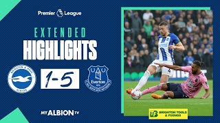 Extended PL Highlights Albion 1 Everton 5 [upl. by John156]