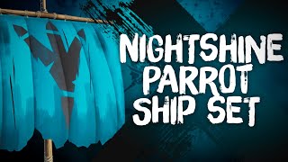 Nightshine Parrot Ship Set Shorts seaofthieves twitch xbox gaming streamer [upl. by Lindner]