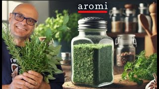 SALE AROMATIZZATO MILLE USI ricetta aromi pronti Rapanello SALE aromatizzato SALE ALLE ERBE [upl. by Abrahan232]