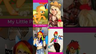 My Little Pony  applejack vs rainbow do you like mayamystic cosplay mlp [upl. by Sivlek151]