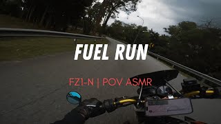 Fuel Run YAMAHA FZ1N  REMUS Exhaust  ASMR  POV [upl. by Neelon]