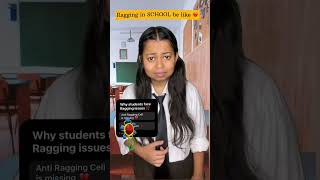 Ragging in SCHOOL be like 💔 traumatic schoollife student mentalhealth youtubeshorts viral [upl. by Letisha909]