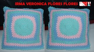 COMO TEJER ESTA LINDA FUNDA PARA COJIN TEJIDO A CROCHET PASO A PASO [upl. by Cromwell792]