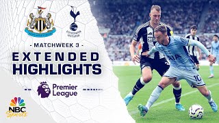 Newcastle United v Tottenham Hotspur  PREMIER LEAGUE HIGHLIGHTS  912024  NBC Sports [upl. by Enelcaj]