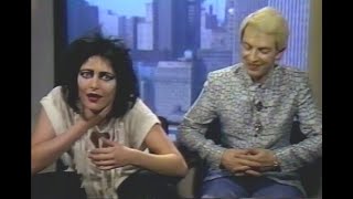 Siouxsie and the Banshees  1984 MTV Interview unedited [upl. by Amling]