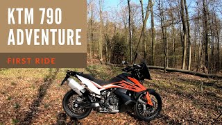 2019 KTM 790 Adventure  First Ride Review  790Adventure [upl. by Nosimaj]