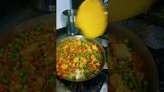 dhaba style m mix veg ki Puri recipe 😍cookingyoutube food foodie chef yummy streetfood [upl. by Eymaj]