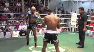 Cyrus Washington vs Johmhod  Pro Muay Thai Fight [upl. by Ehtylb]