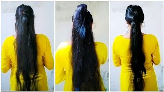 3 Ponytail Hairstyle  Easy Hairstyle  Hairstyle for girls  Hairstyle [upl. by Shanney8]