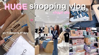 COME SHOPPING WITH ME  huge shopping vlog  haul 🎀 [upl. by Aliakim845]