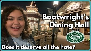 Boatwrights Dining Hall Dinner Dining Review Port Orleans Riverside Resort  Walt Disney World [upl. by Ayokal]