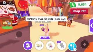 Trading cats in Adopt Me adoptme [upl. by Maire]