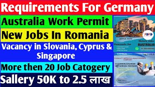 Australia Work Permit  Germany Work Visa  Romania Work Permit [upl. by Weissmann]