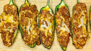 The Best Jalapeño Poppers Recipe  How to Make Cheesy Chorizo Bacon Ranch Jalapeno Poppers [upl. by Gardas]