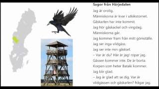 Ljudbok Nisse Holgersson kapitel 48 Sagor från Härjedalen [upl. by Danais]