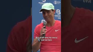 “Nothing is impossible” 🗣️ Rafa Nadal on his highly anticipated comeback 🤩 AustralianOpen2024 🇦🇺 [upl. by Attekal]