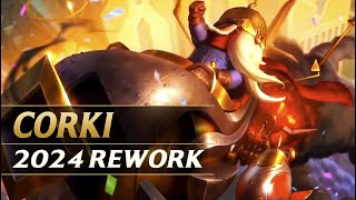 CORKI 2024 REWORK Gameplay  League of Legends [upl. by Gimpel321]