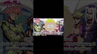 Butters singsAI Cover JJBA Golden Wind OP 2 Daisuke Hasegawa  Uragirimonono Rekuiemu [upl. by Downing]