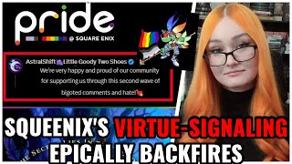 Square Enix VirtueSignals For PRIDE October Stream amp Little Goody Two Shoes Devs Call Gamers BIGOTS [upl. by Kelleher538]