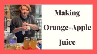 How to steam juice and can OrangeApple Juice [upl. by Eggleston147]