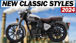 Top 7 New Classic Style Motorcycles Of 2024 [upl. by Nisen322]