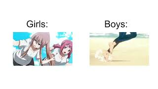 Girls training vs Boys training meme [upl. by Nichy]