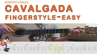 Cavalgada  Roberto Carlos  Fingerstyle Tab [upl. by Buff789]