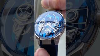 15000000 STUNNING tourbillon  Ulysse Nardin Blast Free Wheel Marquetry [upl. by Alian594]